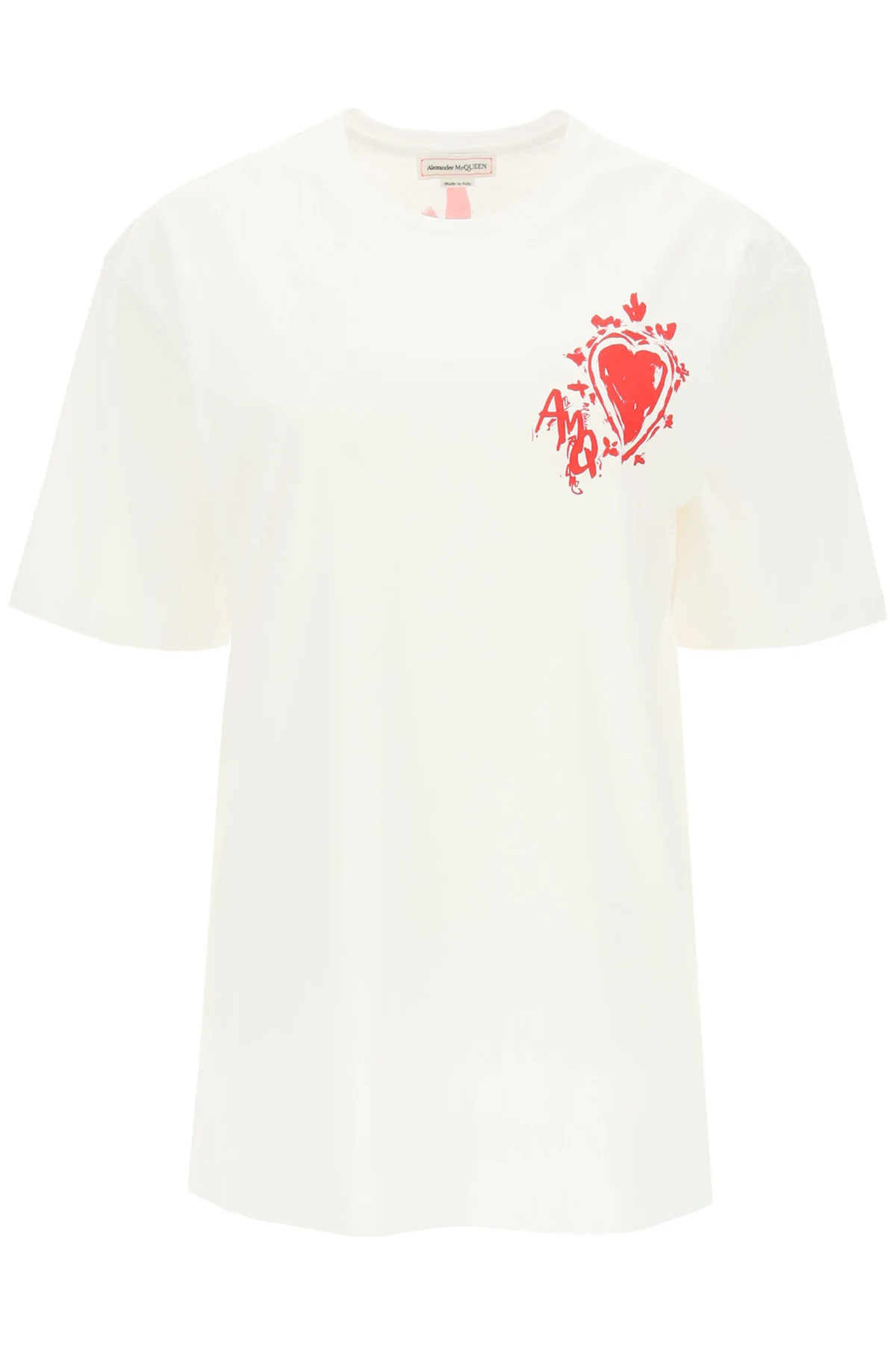 

MCQueen Men's And Women's Flowers Printed Round Neck Short Sleeve Casual T-shirt S-4XL