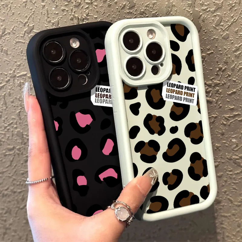 Чехол для телефона с леопардовым принтом Vivo Y28 Y03 Y17s Y19s Y100 Y78 Y36 Y27 Y16 Y77 Y75 Y35 Y22s Y02 Y72 Y76