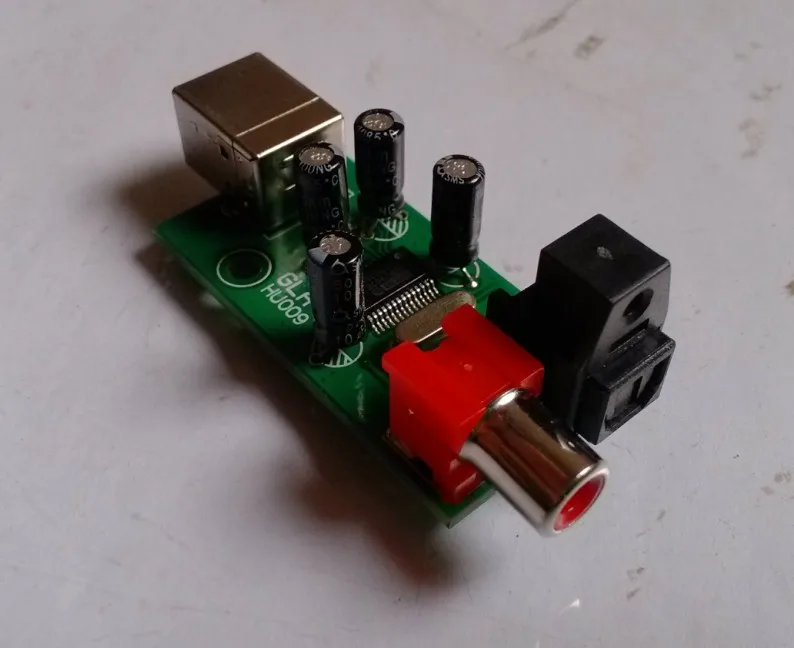

HI-FI USB Sound Card PCM2903 USB to Coaxial Optical Fiber Pure Digital Conversion
