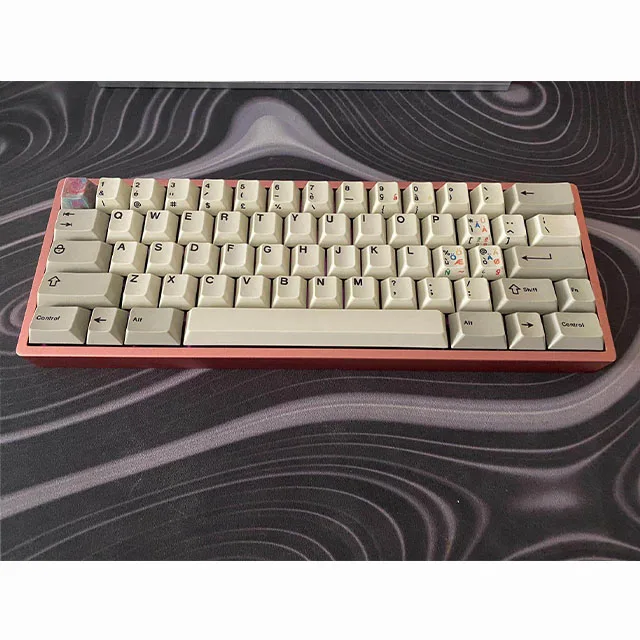 Gaojie custom hot selling Kyuu CNC механическая клавиатура чехол поликарбонатная алюминиевая