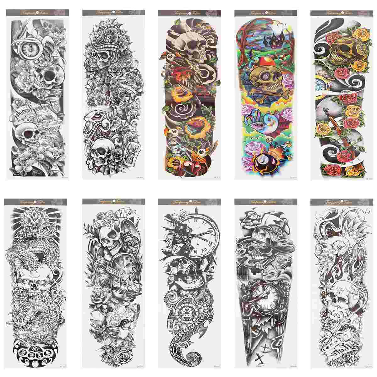 

Arm Temporarytattoos Bite Tattoo Sleeve Decor Prop Party Cosplay Needle Wound False Mark Scar Scratchdecals Dead Theday Stickers