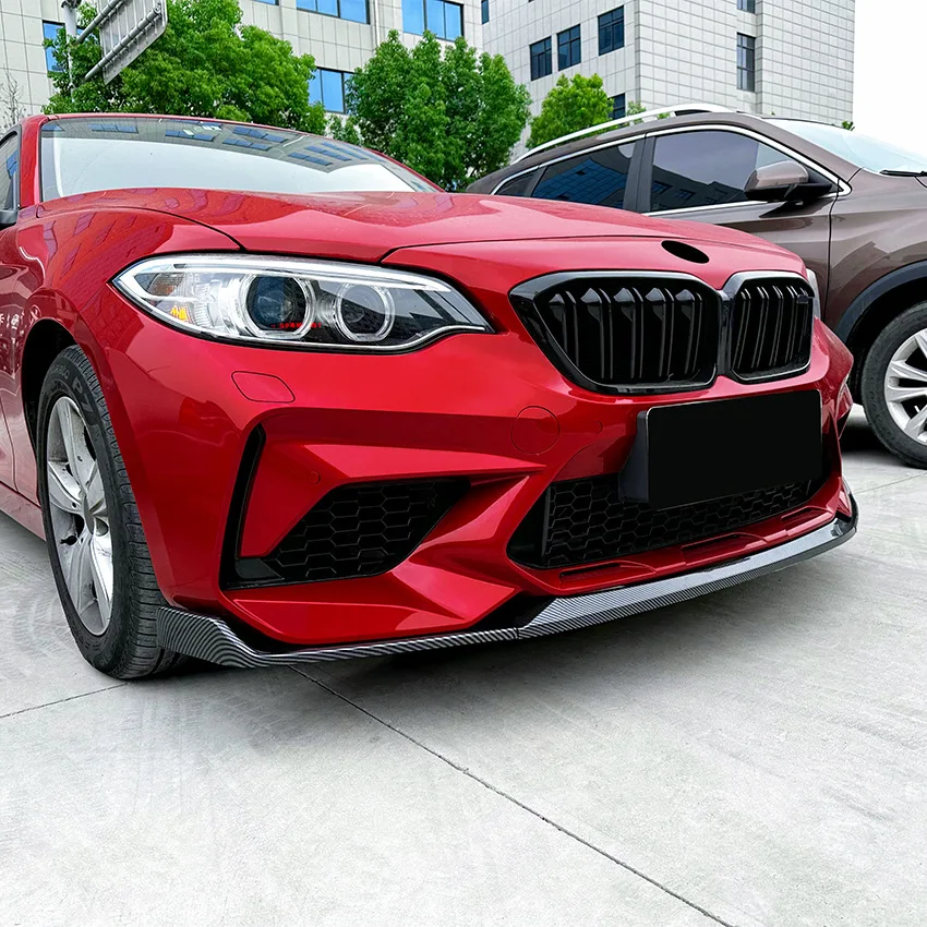 Подходит для BMW 2 серии F87 M2 CS модель 2016-2021 передний бампер передняя губа лопата