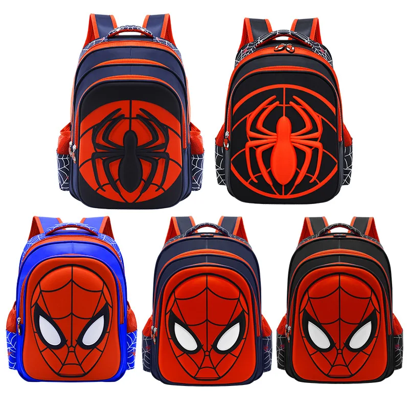 2022 New high-quality Disney children's schoolbag, breathable and comfortable waterproof Spider Man kids backpack