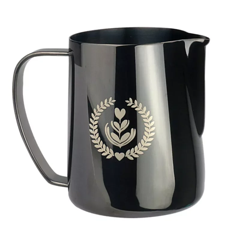 

2022New Steaming Pitcher 350/600ML, Espresso Milk Frothing Pitcher,Coffee Milk Frothing Cup, Coffee Steaming Pitcher