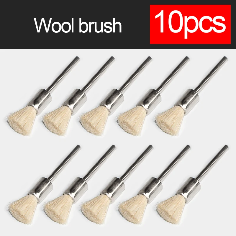 

Набор щеток из проволоки из нержавеющей стали, комплект из латунной шерсти с хвостовиком 3 мм для вращающегося инструмента, шлифовальная щетка для металла, абразивный инструмент