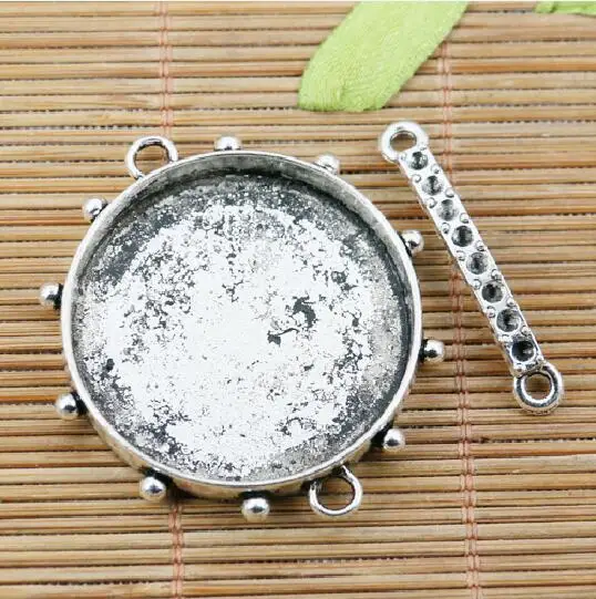 2 комплекта 40 мм ВНУТРЕННИЙ РАЗМЕР: 33 отверстие 3 брусок: 33*3 7 4 тибетское серебро