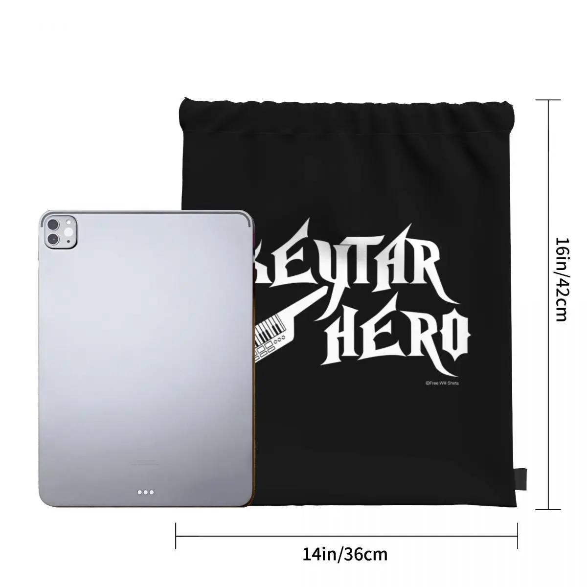 Сумка на шнурке Keytar с изображением героя клавиатуры пианино сумка для