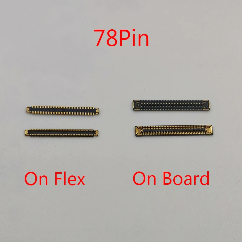

10PCS 78Pin USB Charger Charging Port FPC Connector For Samsung Galaxy A72 A725 A725F/DS SM-A725F A82 A826 A826B