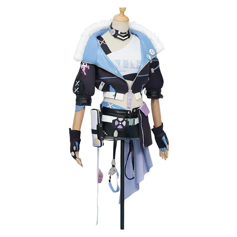 Игра Honkai звезда рельс Серебряный волк косплей костюм милая Мода боевая униформа