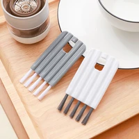 multifunctional cup washing tools cup lid brush seam decontamination nylon brush new home groove crevice cleaning brush
