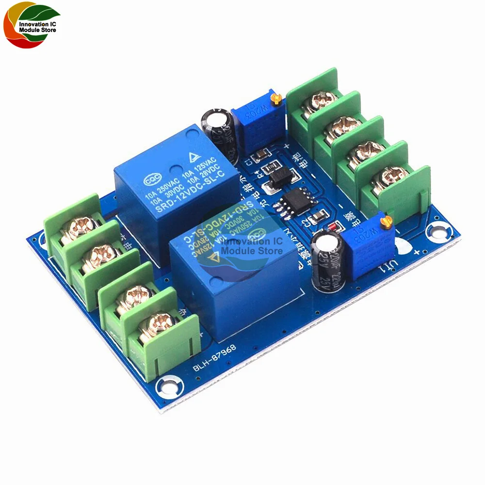 Модуль автоматического переключения источника питания, управление зарядкой отказа аккумуляторной батареи, аварийный выключатель.