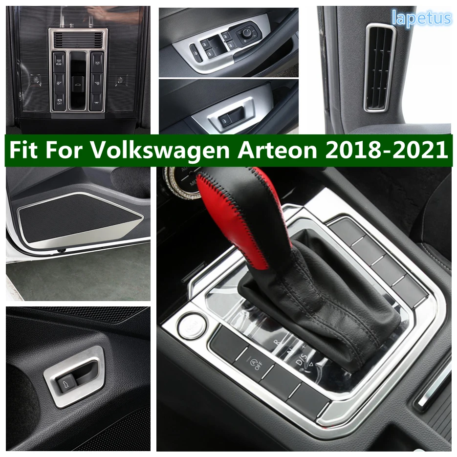 

Door Speaker / Gear Box Shift / Reading Lights / Trunk Switch Cover Trim For Volkswagen Arteon 2018 - 2021 Silver Accessories