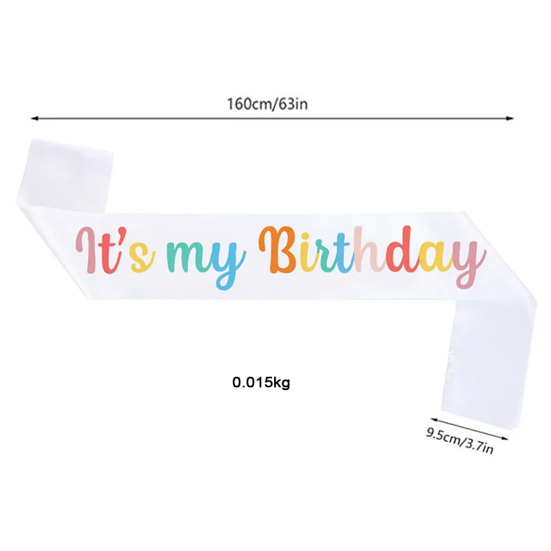 Новинка 2022 Лидер продаж ремни для вечеринки в честь Дня Рождения лента девочек