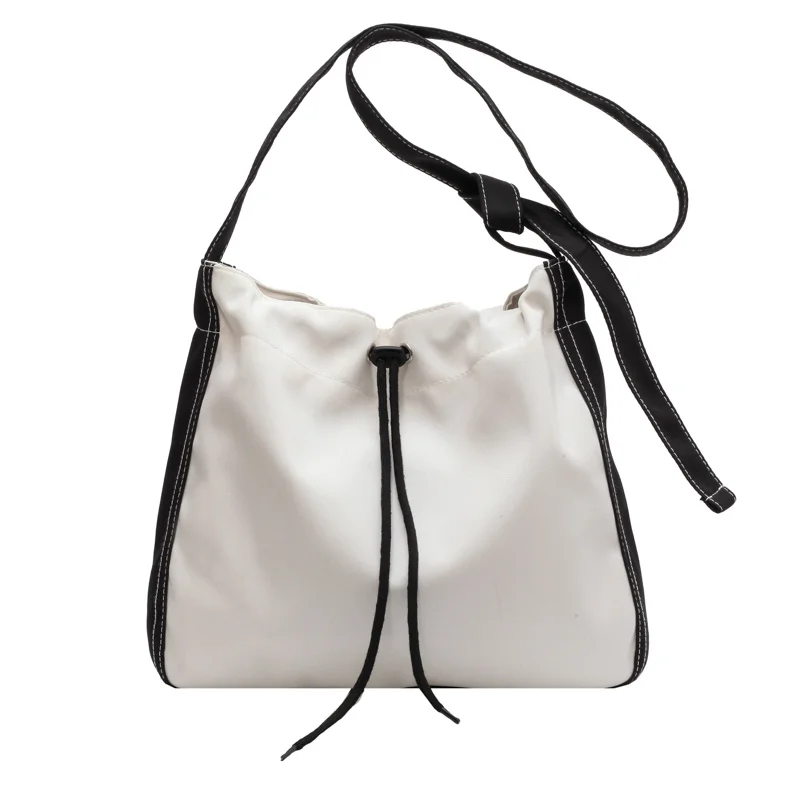 

Leisure Women's Canvas Shoulder Bags Light Ladies Simplicity Handbags Large-capacity Female Versatile Commute Crossbody Bag