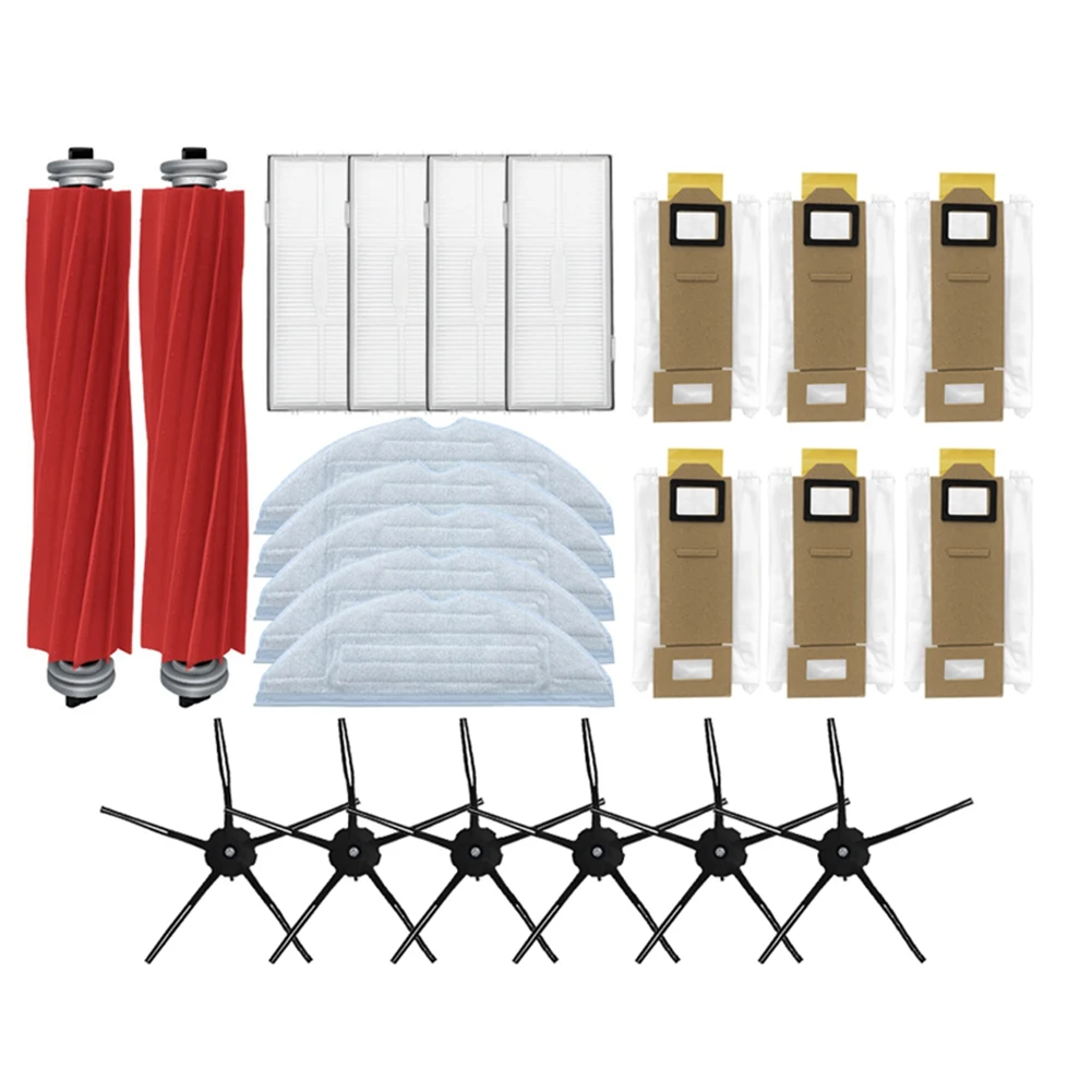

SANQ Roll Side Brush Mop Cloth Filter Dust Bag for Xiaomi Roborock S7 T7S T7PLUS Replacement Vacuum Cleaner Parts