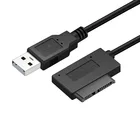 Кабель-переходник USB3.0 на Mini Sata II 7 + 6 13Pin для ноутбука, CDDVD ROM, привода Slim Line