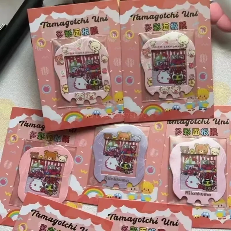 Новая защитная пленка Sanrio Tamagotchi Uni лицевая панель силиконовая наклейка Kawaii милый