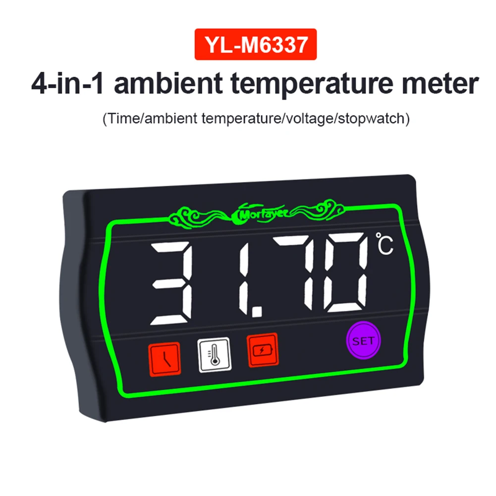 

1 мини-измеритель температуры воды для мотоцикла, 4 в 1