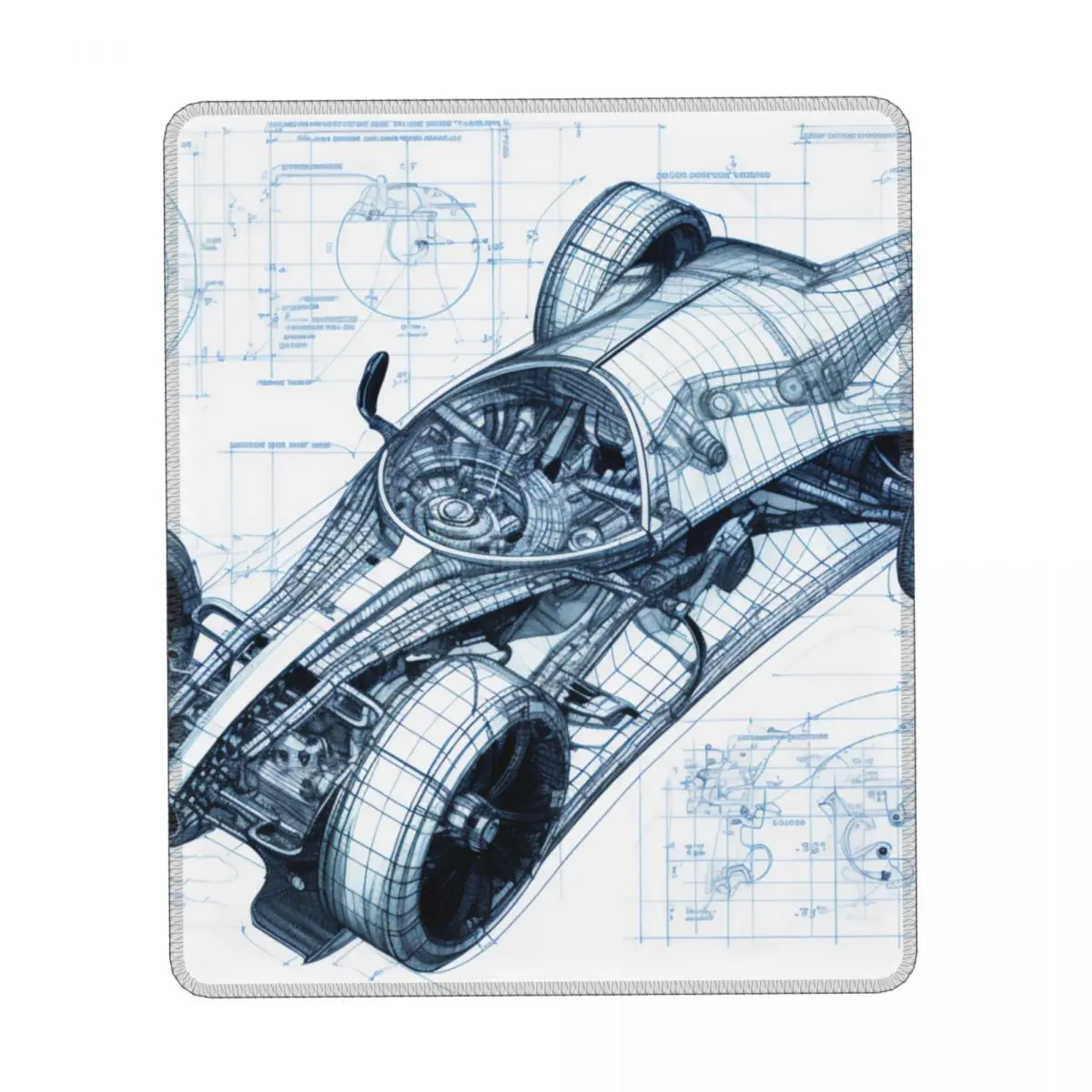 

Dazzling Sports Car Vertical Print Mouse Pad Drawings Sketch Style Rubber Table Mousepad Anti-Slip Aesthetic Fantasy Mouse Pads