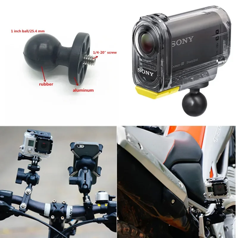 1/4 винтовая головка для 13 мм 15 17 25 шаровая Головка конвертер автомобильного