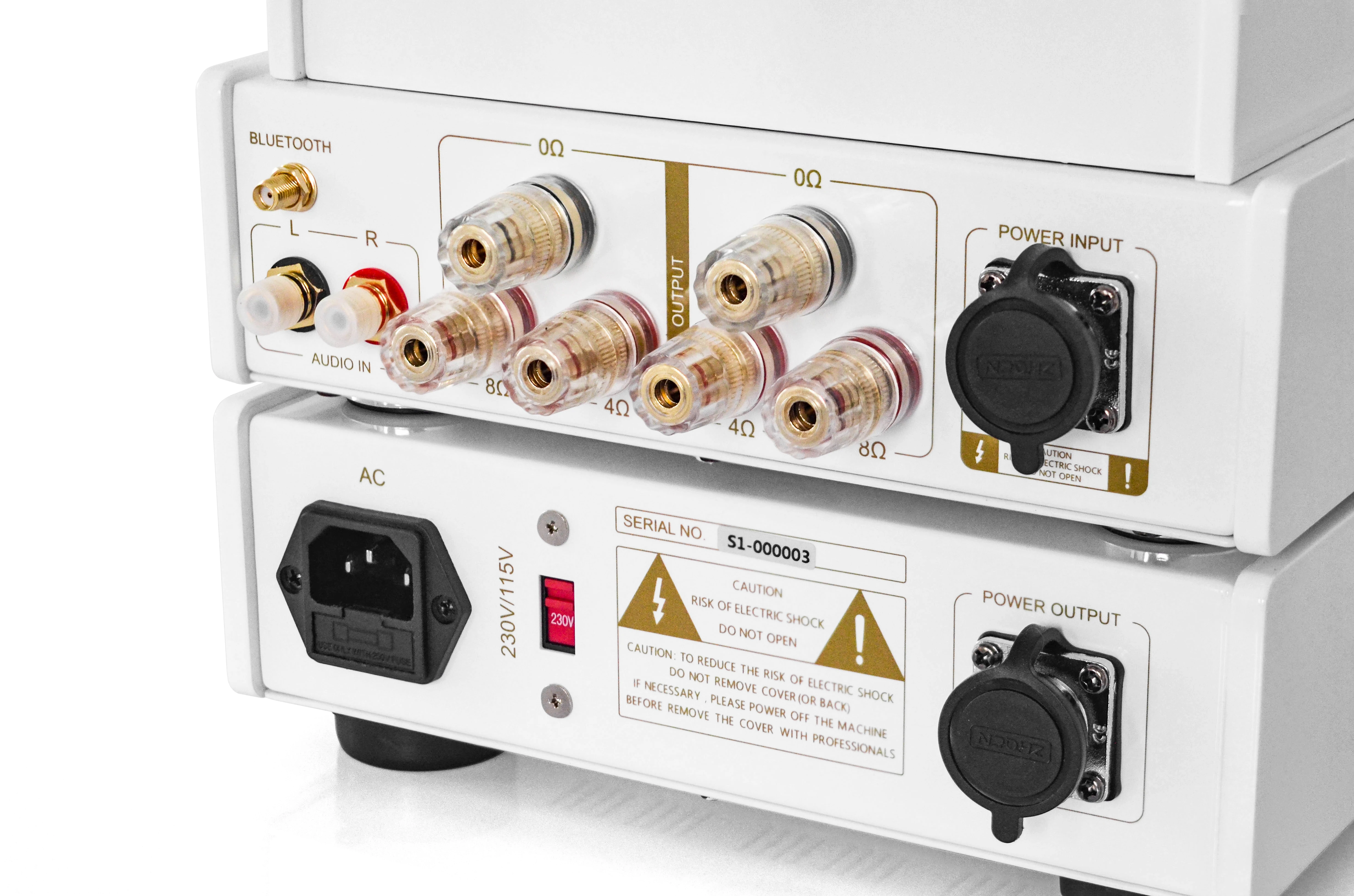 Фото Ламповый усилитель Audiomel, цвет латте-коричневый, модный дизайн, Bluetooth, вход RCA, переключатель 115В/230В, вакуумные лампы 6550/KT88 6N3/6H3 №4