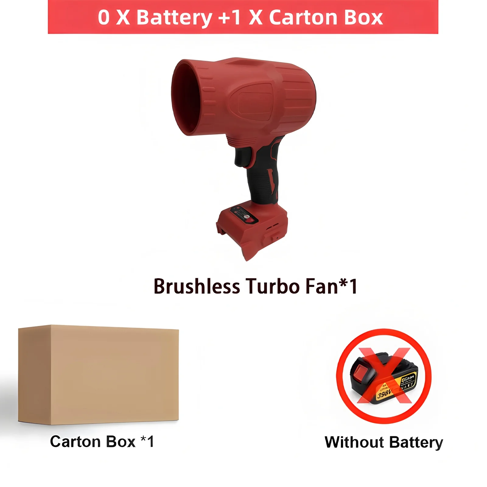 

Подходит для аккумулятора Milwaukee 18 В, мощный беспроводной вентилятор, бесщеточный турбовентилятор, жестокий вентилятор, 800 г, ручной инструмент для выдувания пыли