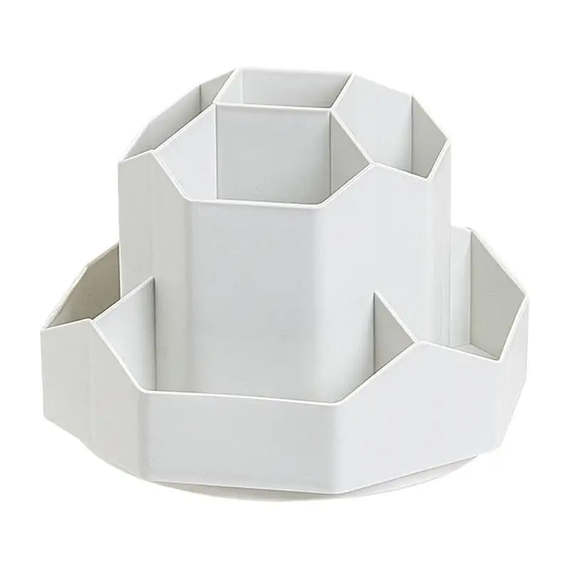 Holder 360 Degree Rotatable Desk Organizer 9 Slots Desk Organizer Pen Holder Pencil Cup Desktop Stationary