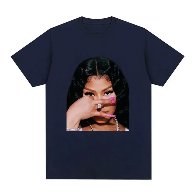Футболка Rapper Nicki Minaj с графическим рисунком для мужчин и женщин Винтажная