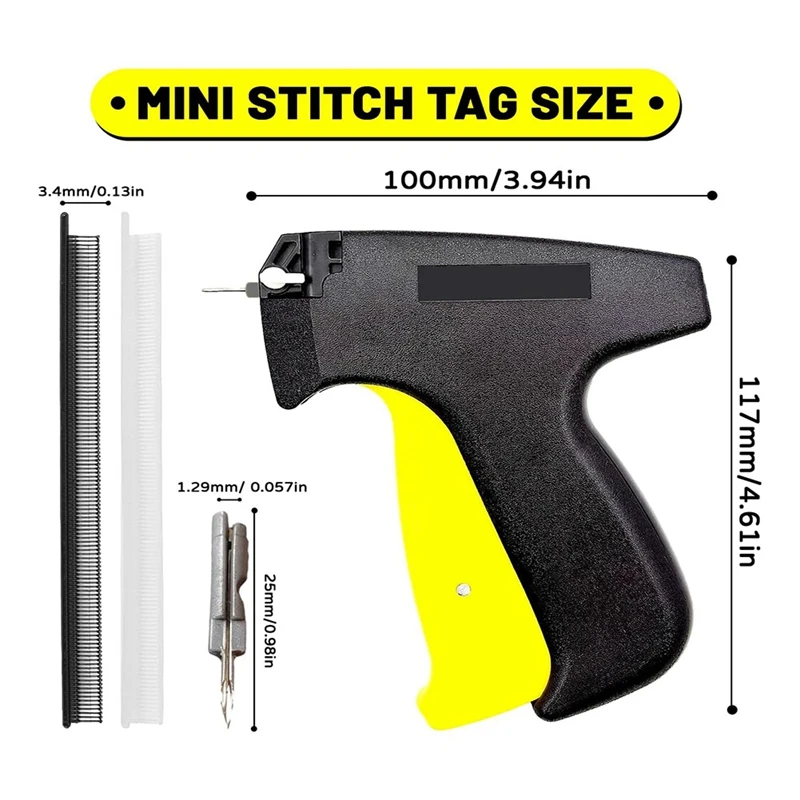 Label-Gun Set Fine Needle For Clothing Needle-Gun Sewing Quilting Hemming Stitching
