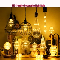e27 edison bulb ac85 265v 3w led gypsophila big loofah firework lamp meteor shower retro decorative bulb for home club lamp