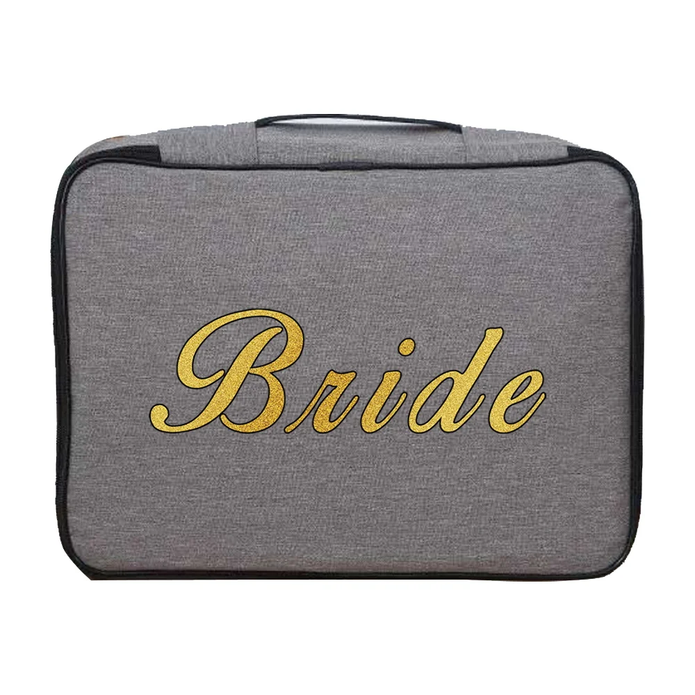 Documents bags Organizer Luggage Handbag Men Women Outdoor Travel Credentials Passport Wallet Waterproof Storage Bag Bride Print