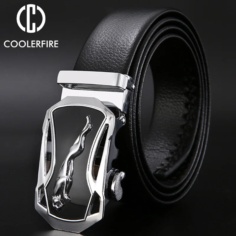 

Men Belt Metal Business Work Luxury Brand Fashion Designer Automatic Buckle Leather High Quality Belt for Men Casual StrapZDP001