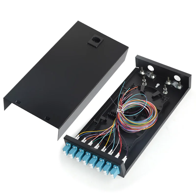 Волоконно-оптическая клеммная коробка 8 портов 16-ядерный настольный тип LC с