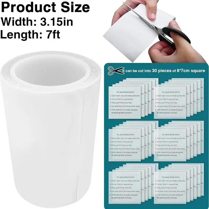 Пластырь для ремонта бассейна ПВХ водонепроницаемая ремонтная лента из ТПУ