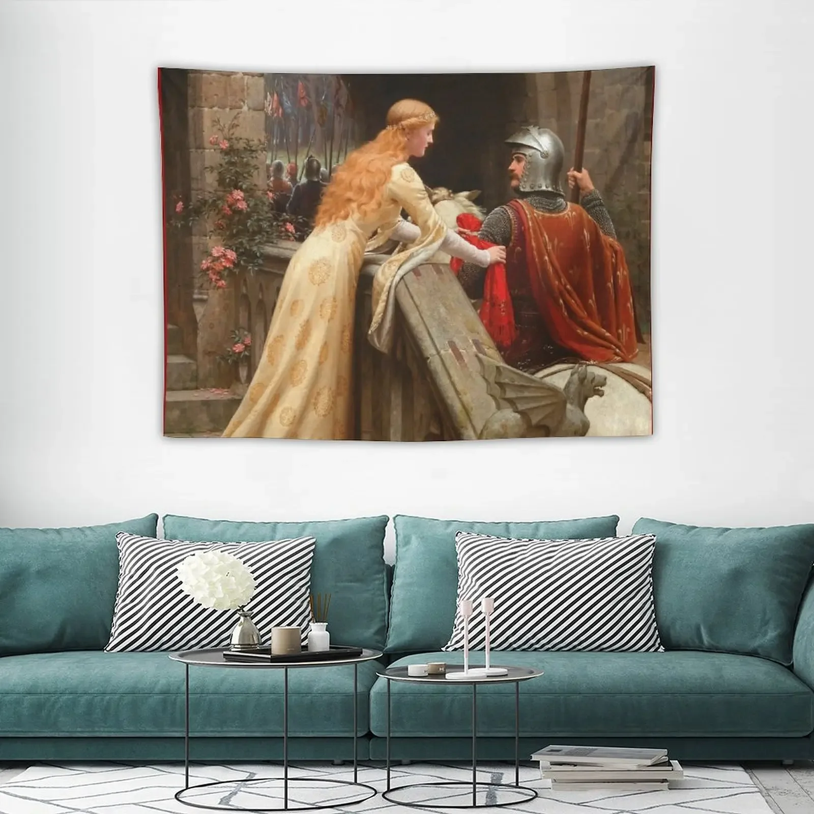 Эдмунд Блейр Лейтон Бог Скорость! Гобелен на стене декор для спальни украшение