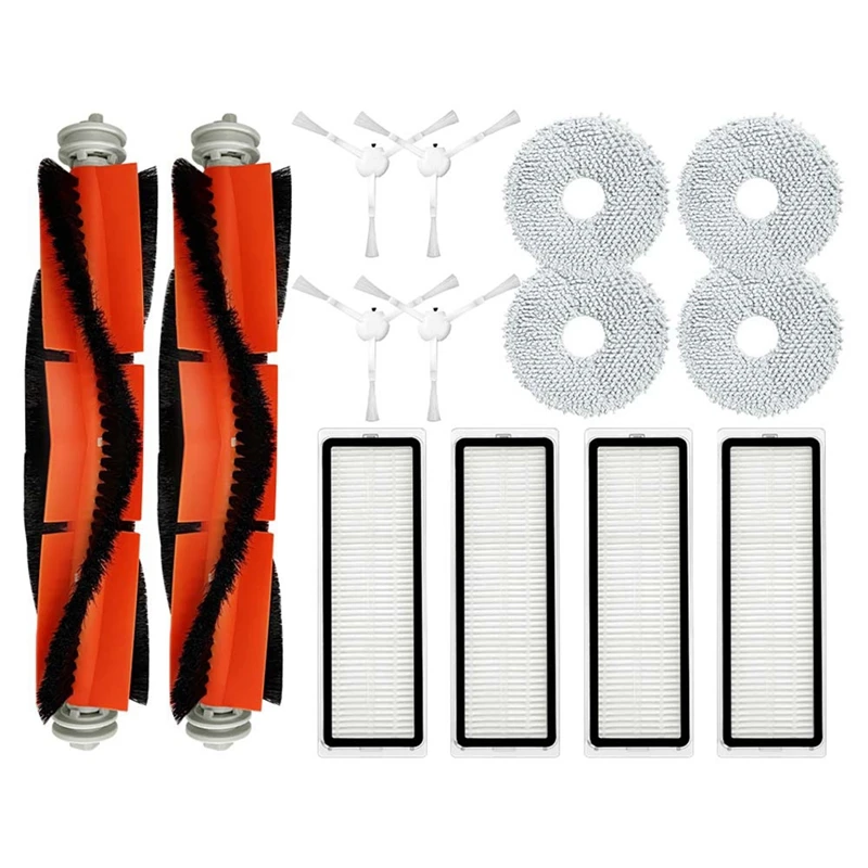 

Запчасти для робота-пылесоса Xiaomi S10 + / S10 Plus, основная боковая щетка, фильтры НЕРА, тряпичная ткань для швабры