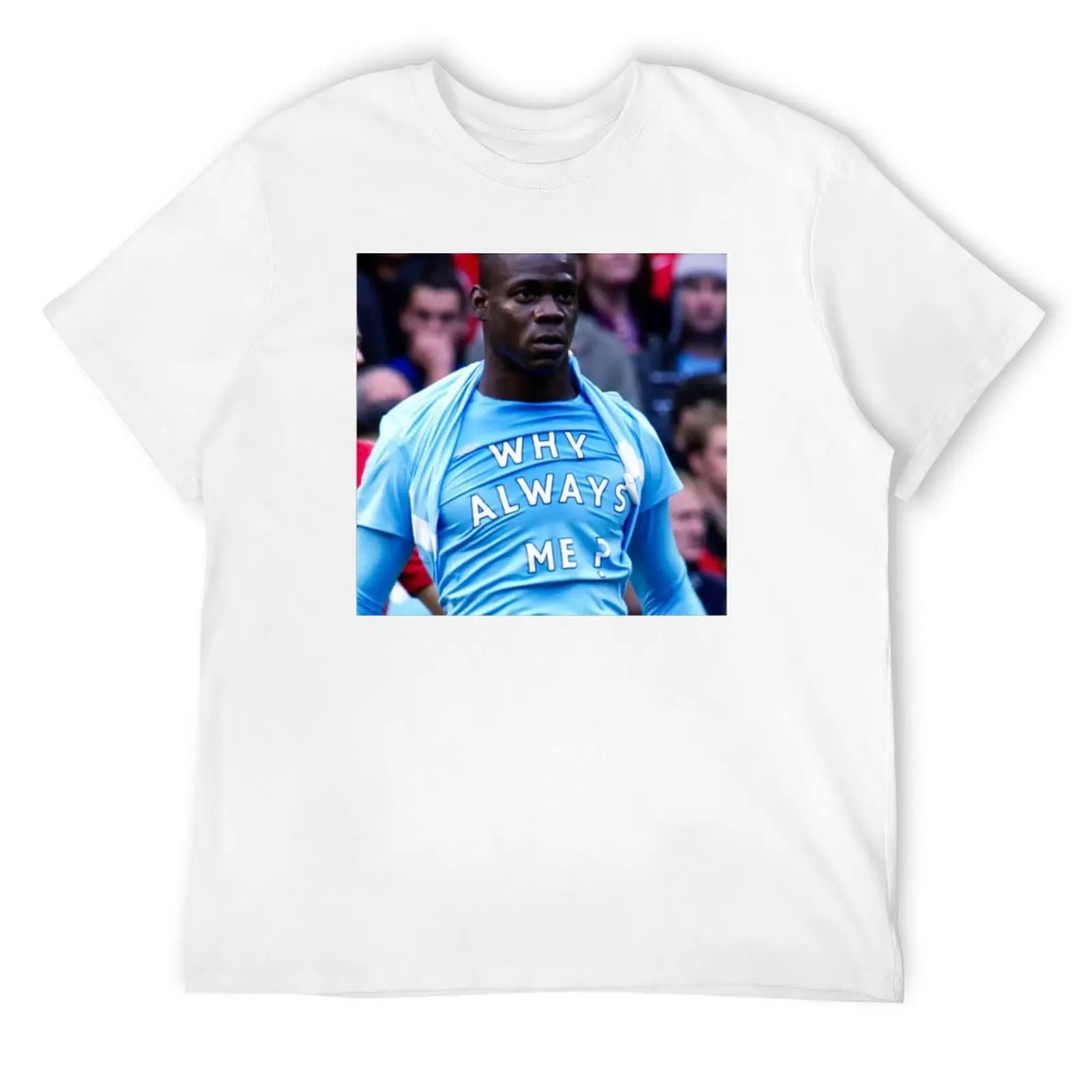 Футболка Mario Balotelli Manchester City Why Always Me уличная одежда забавные костюмы спортивные
