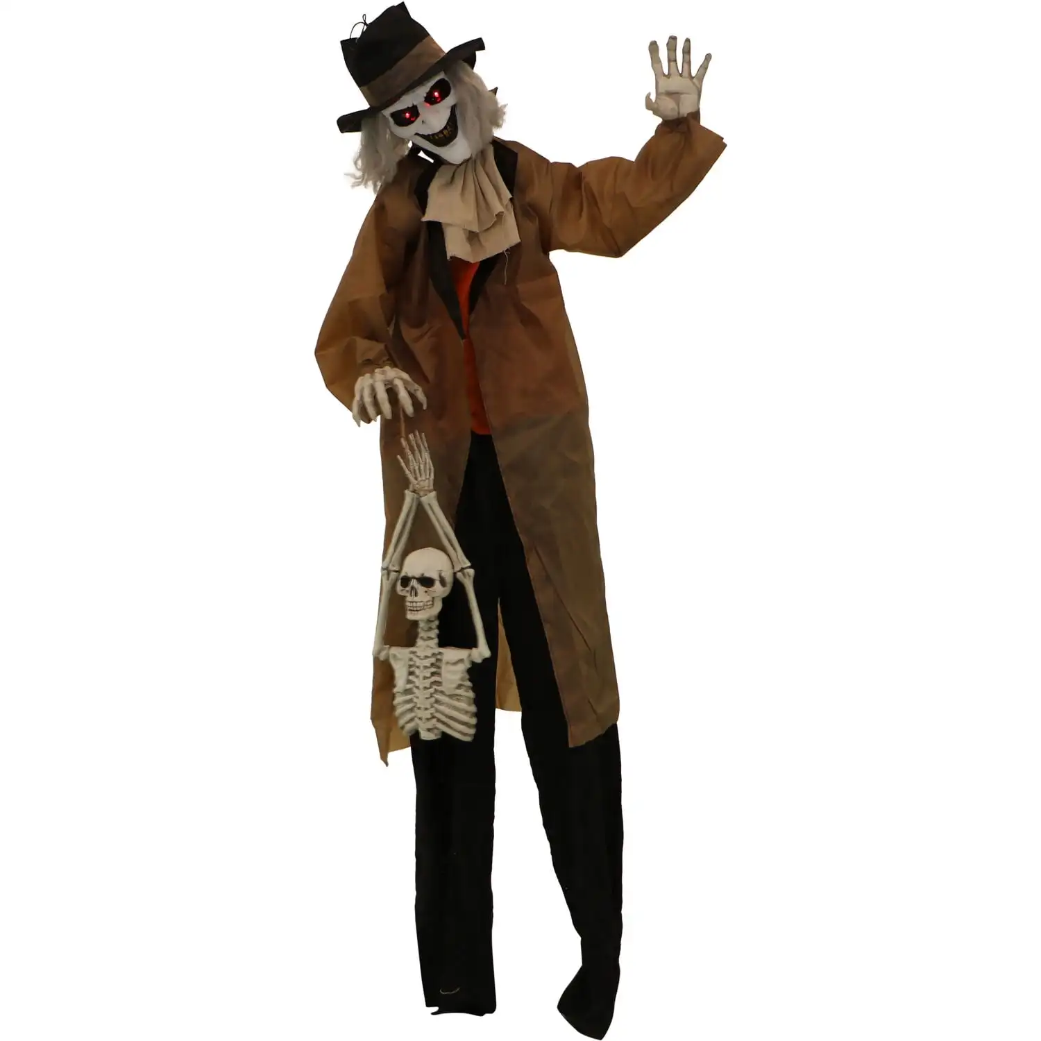 

5.25 Ft. Life-Size Standing Grave Keeper Halloween Decoration, Battery-Operated