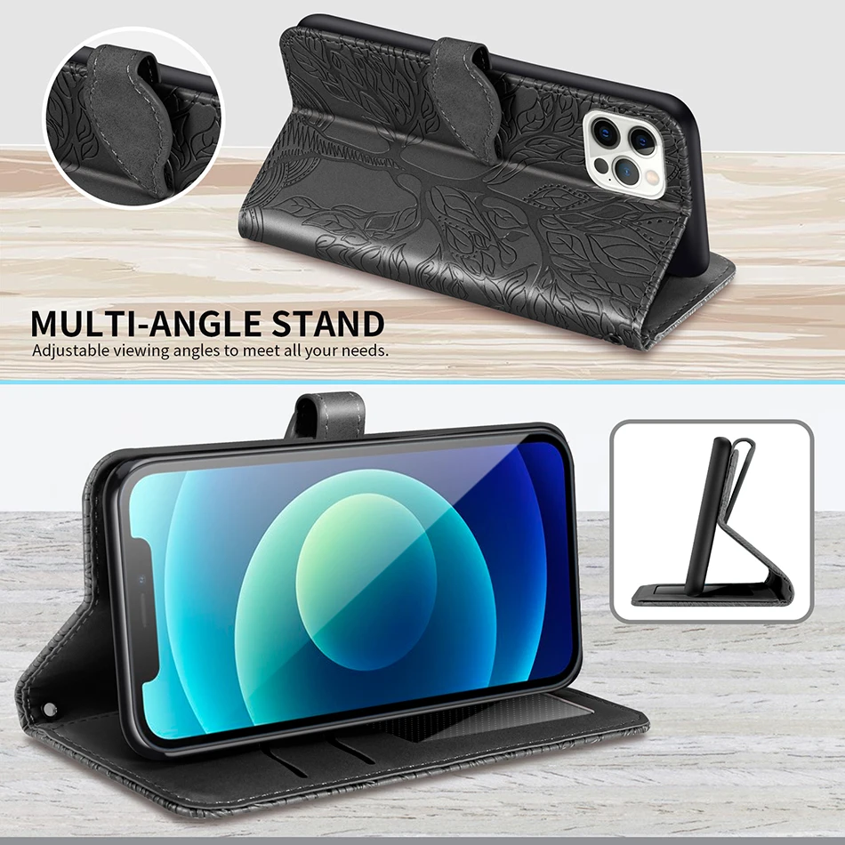 Luxury Flip Case For Xiaomi 13 11T 11 Lite POCO M5S Redmi A1 9 9A 9C 9T Note 9 Pro 10 10S 11 11S Leather Card Slots Wallet Cover