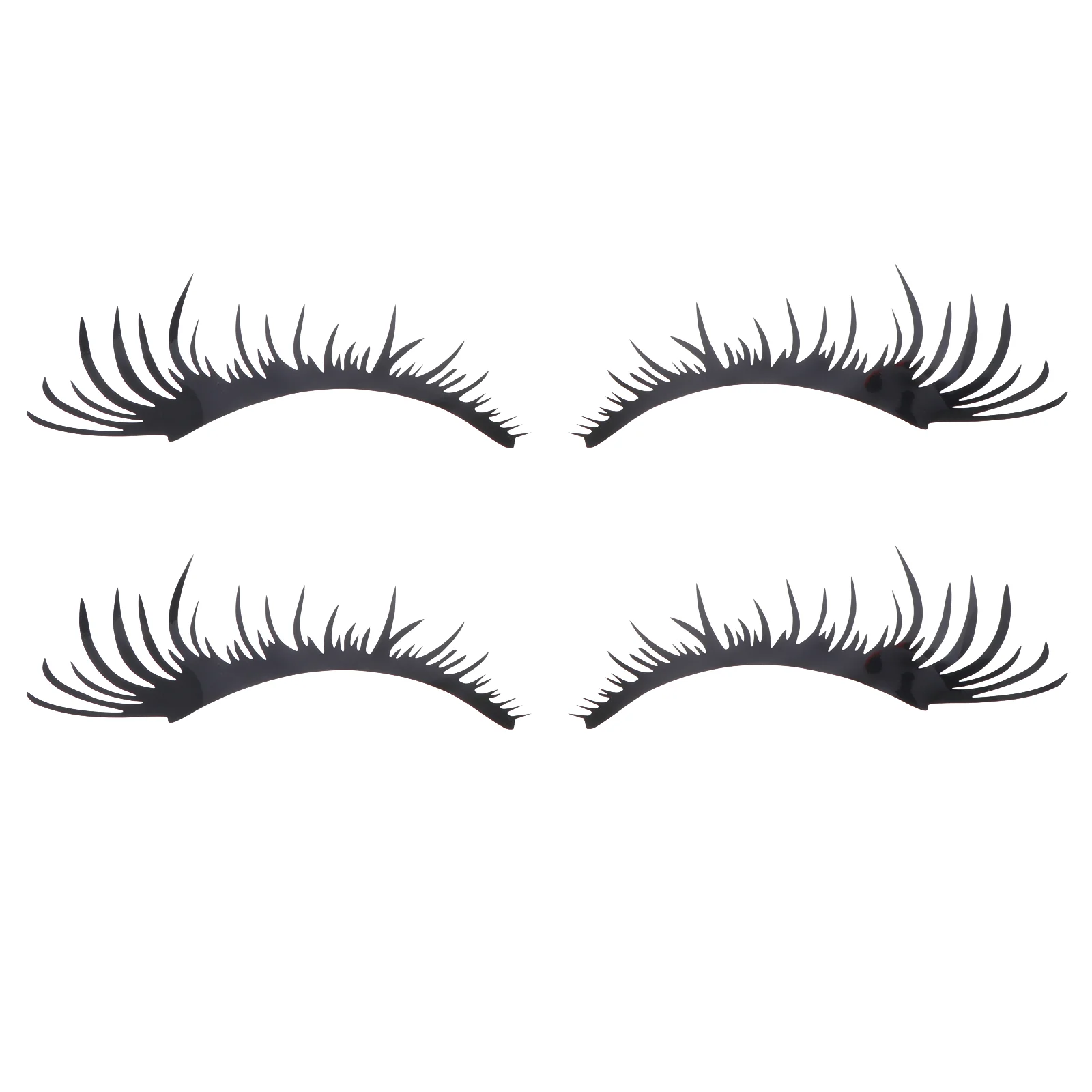 

2 Pairs Truck Accessories Women Car Door Blocked Scratches Sticker Decorate Miss