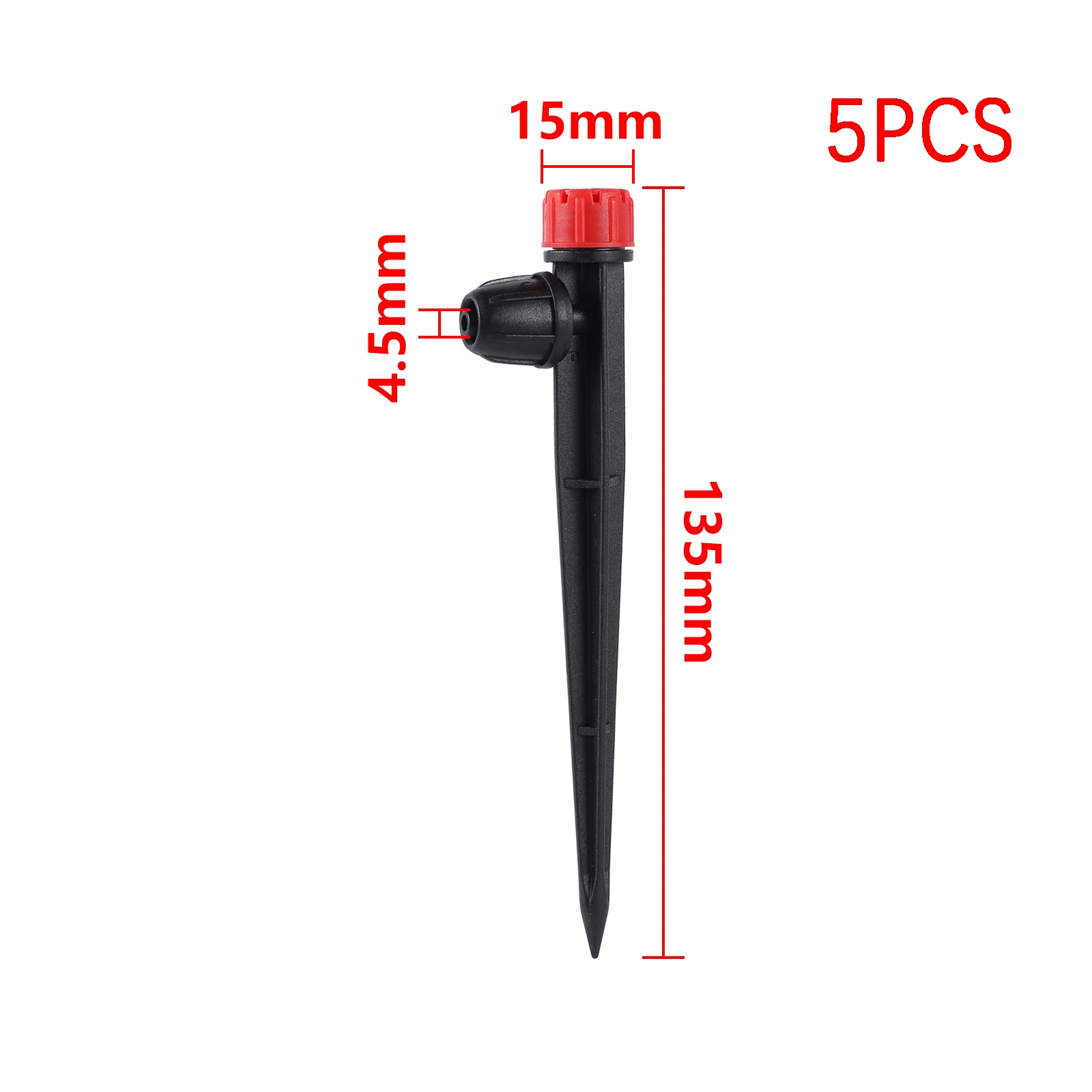 

TOHONGADON 8-отверстий заостренный капельный распылитель 360 градусов красный/зеленый