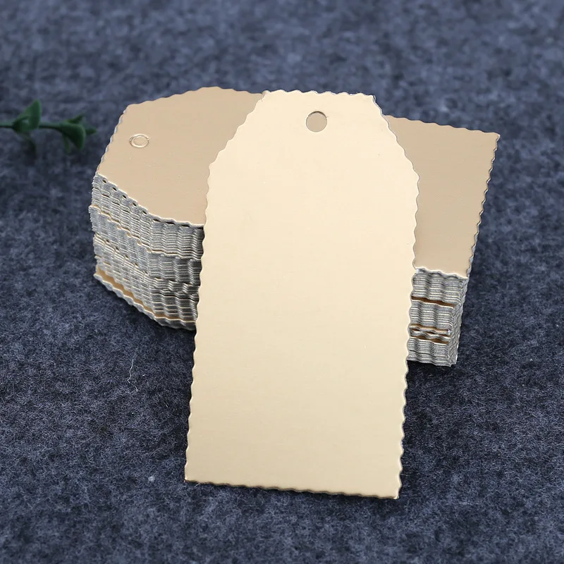 

50pcs Baking Package Hang Tags Creative Product Label Paper Tag Cardboad Blank Kraft Paper Cards Gift Bags Boxes Decoration