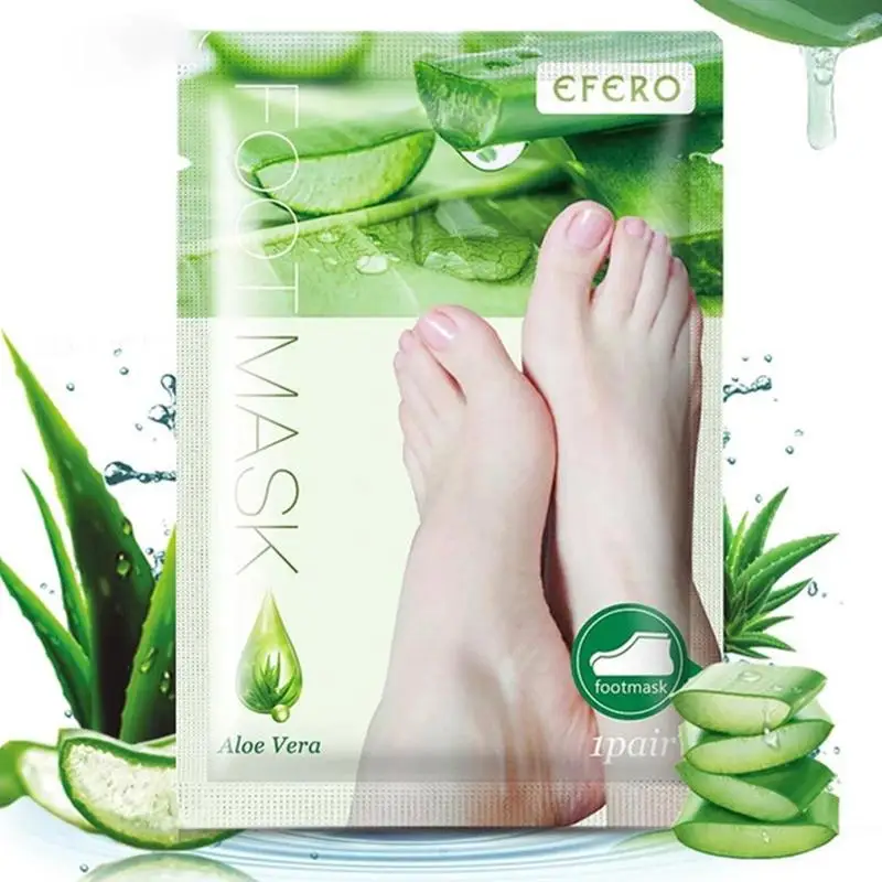 

Aloe Vera Exfoliating Foot Mask Moisture Remove Dry Peeling Dead Skin Foot Cream For Female