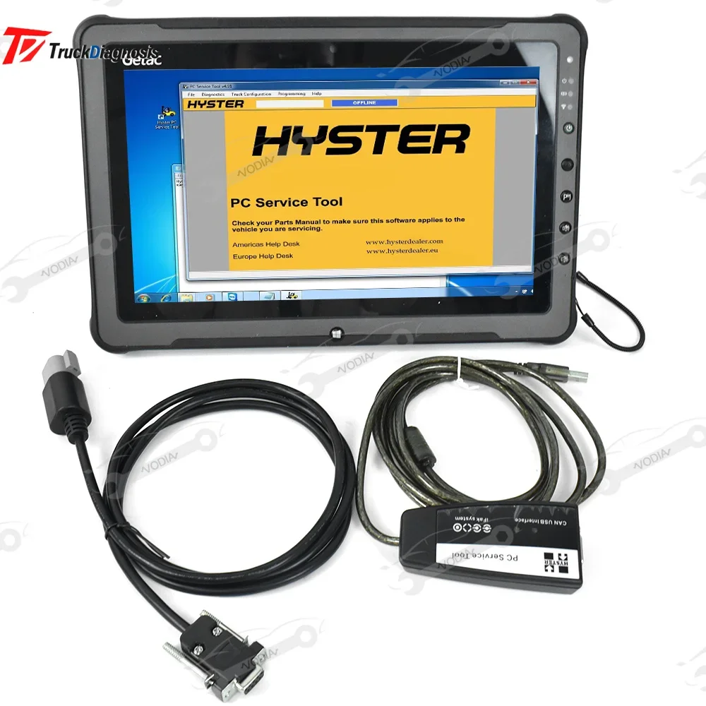 Диагностический инструмент для вилочного погрузчика Hyster Yale версии с интерфейсом