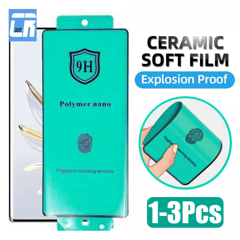 Мягкая Керамическая пленка для Huawei Mate 50 Nova 10 11 U P30 P40 P50 P60 Pro, Защитная пленка для экрана Honor Magic 5 X9A X40 80 70 90 Pro Plus