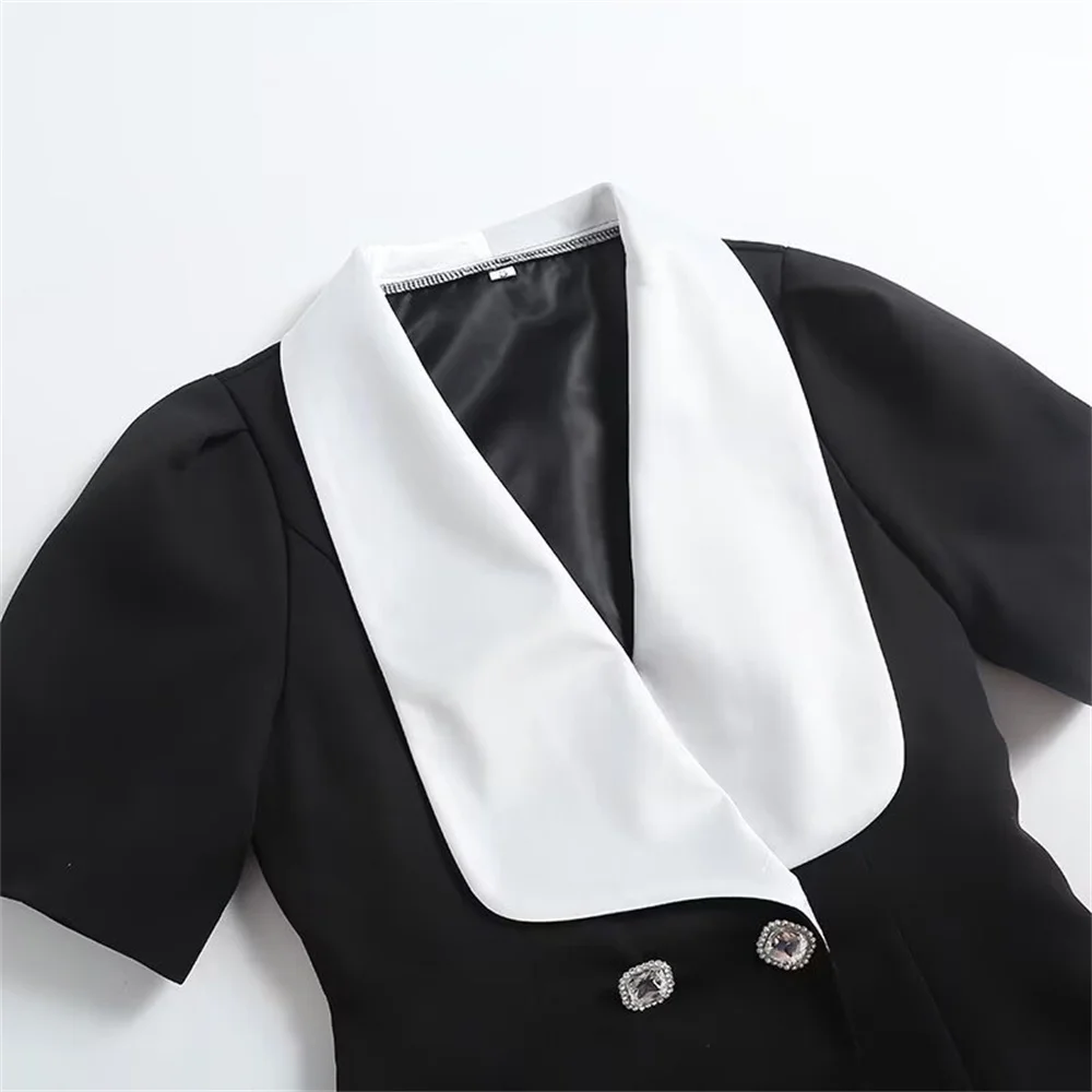 Женское платье с рукавами-пузырьками Zarb платье-костюм ажурным бантом на спине