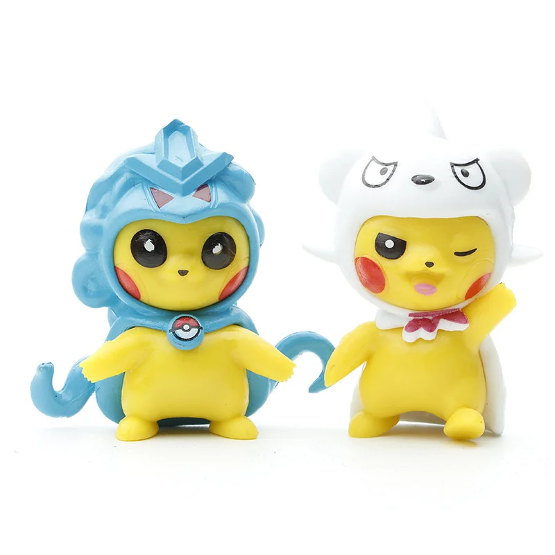 

10 Cosmetic Pikachu Anime Figures Pokemon Toys Model Christmas Gifts & Birthday Gifts Ideas for Children Girl Boy