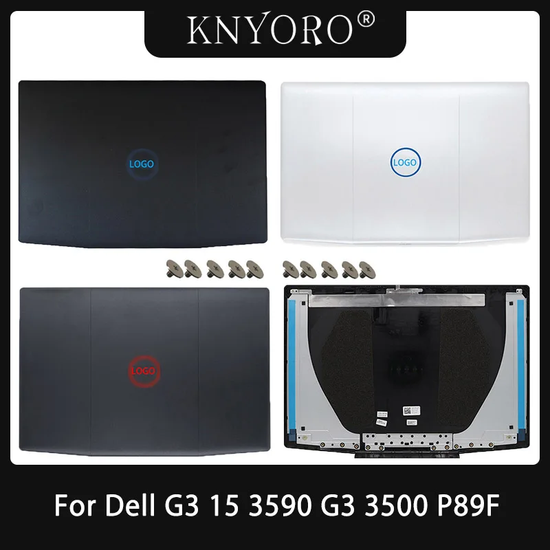 

New For Dell G3 15 3590 G3 3500 LCD Back Cover Rear Lid Laptop Top Back Case Body Housing Cover with screws 0YGCNV 0747KP 03HKFN
