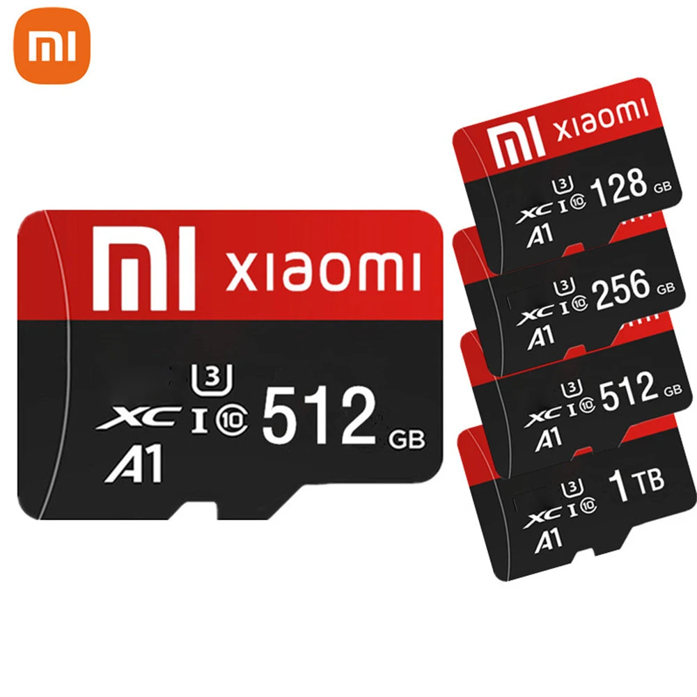 Xiaomi Genuine SD Memory Card 1TB 512GB A2 UHS-III SD/TF Card Flash Card Camera/Dash Cam/tablet Micro TF/SD Cards 128GB 256GB