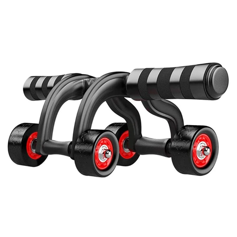 

2 Wheels/3 Wheels Triangle Structure Core Strength Abdominal Exercise Workout Roller Wheel Abdominal Exercise Equipment